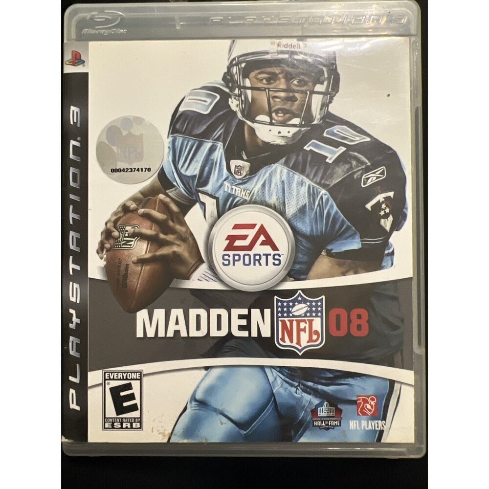Madden NFL 08 (Sony PlayStation 3, 2007) DISC. Case. Manual.‎